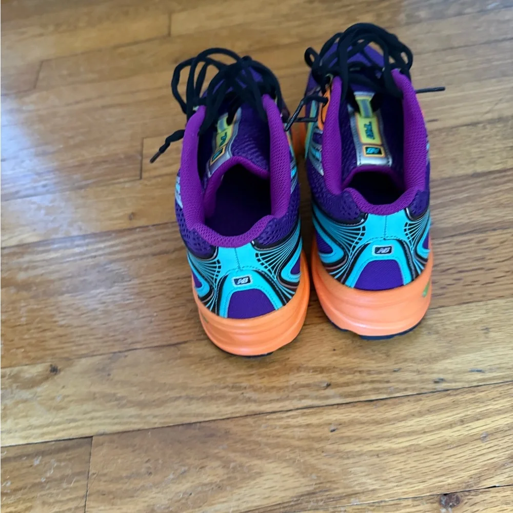 New Balance Purple and Orange Sneakers - Picture 4 of 6